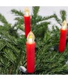 10-pack LED kerstkaarsen incl. afstandsbediening - Batterij, timerfunctie, draadloos, houder voor kerstboom
