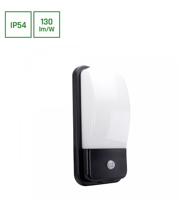 20W ENIGO LED wandlamp met sensor - 130lm/W, 4000K, IP54, bewegingssensor, buiten