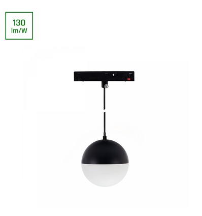 SHIFT Basic - Globe P, Bol Lampenpendel, 90mm, 10W, 4000K, Zwart