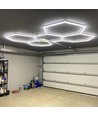 168W RA95 Hexagon LED 5 vakken complete set - Incl. stroomaansluiting