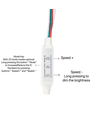 Mini-controller voor looplicht LED-strip - Kabelbesturing
