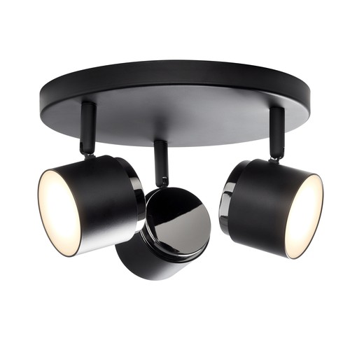 TEATER Rond LED 3-Spot Lamp 13W 230V in Zwart - Nielsen Light