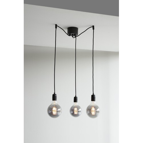 K5 Hanglamp Cluster 3xE27 Ø10 in Zwart - Nielsen Light