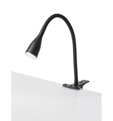 Eye LED Klemspot 230V 5W 3000K in Zwart - Nielsen Light