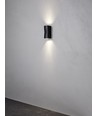 ASK Buitenwandlamp 2xGU10 in Zwart - Nielsen Light