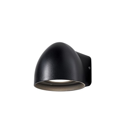 BIRK Buitenwandlamp 1xGU10 in Zwart - Nielsen Light