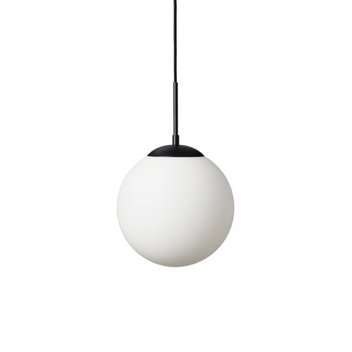 Chicago Café Hanglamp Ø25 Voor E27 in Opal/Zwart - Nielsen Light