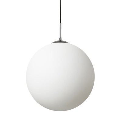 Chicago Café Hanglamp Ø40 Voor E27 in Opal/Zwart - Nielsen Light