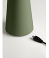 Move Me Oplaadbare LED Tafellamp IP44 in Olijfgroen - Nielsen Light