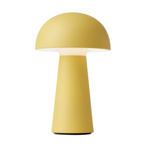 Move Me Oplaadbare LED Tafellamp IP44 in Stoffig Geel - Nielsen Light