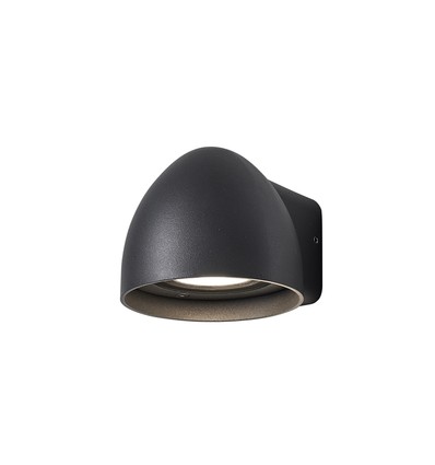BIRK Buitenwandlamp 1xGU10 in Antraciet Grijs - Nielsen Light
