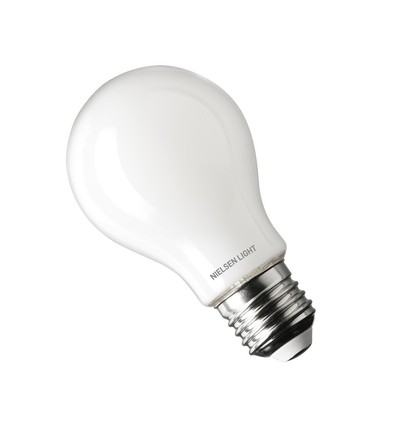 Nielsen Dimbare Matte E27 LED Lamp Van 8,5W in 2700K, Ra90