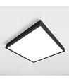 Hoge rand voor 60x60 LED-paneel - Montagekit, zwarte rand