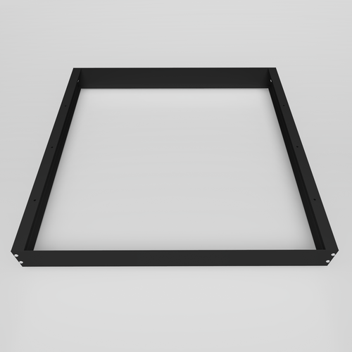 Hoge rand voor 60x60 LED-paneel - Montagekit, zwarte rand