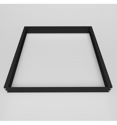 Hoge rand voor 60x60 LED-paneel - Montagekit, zwarte rand