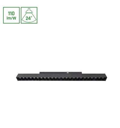 18W SHIFT BASIC GRID M railspot, 48V - 115lm/W, 33cm, warm wit, IP20