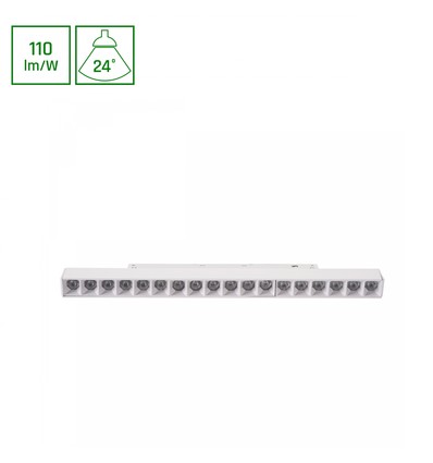 SHIFT Basic - Raster met Lineaire Lamp, 330mm, 18W, 2700K, Wit