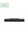 12W SHIFT BASIC GRID railspot voor 48V railsysteem - 4000K, 22cm, neutraal wit, magnetische montage