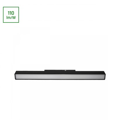 10W SHIFT BASIC LINE S railspot, 48V - 30cm, 110lm/W, 4000K, zwart, IP20