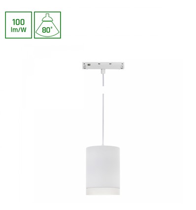 7W SHIFT BASIC SPOT RING railspot, 48V - Neutraal wit, 48V DC, Ø5,5 x 10 cm