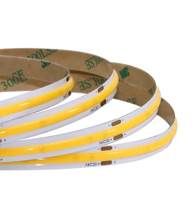 5m 12W/m COB-LED-strip RA95 - 24V DC, IP20, 480 LED's per meter, COB LED