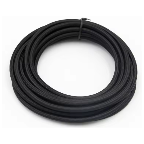 5m textielsnoer 2x0,75 mm² - 230V, zwart