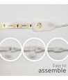 5m 10W/m waterdichte LED-strip (Type X-2) - 230V, IP67, 1300lm/m