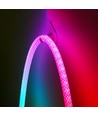 5m RGBIC Neon flex slang - USB, Gevlochten touw, Bluetooth App, afstandsbediening, Complete set