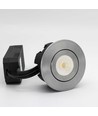 Outlet: SUNS 6,5W Low profile inbouwspot - DimTone, RA95, Geborsteld staal