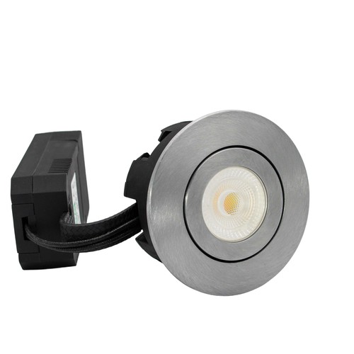 Outlet: SUNS 6,5W Low profile inbouwspot - DimTone, RA95, Geborsteld staal