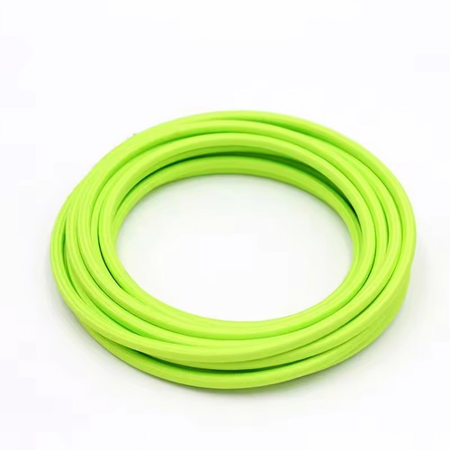 5m Stofkabel 2x0,75 mm², textiel - 230V, Lichtgroen