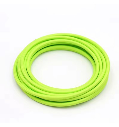 5m Stofkabel 2x0,75 mm², textiel - 230V, Lichtgroen