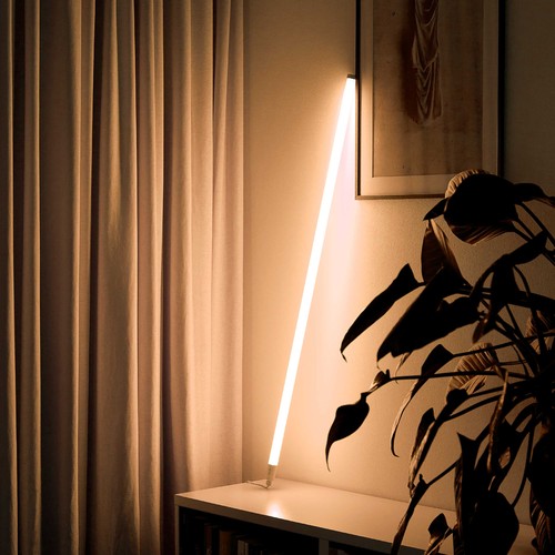 120cm Neon Tube LED - Warm wit, Designer buis, incl. snoer