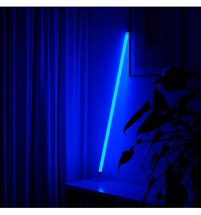 LEDlife Neon Tube LED 120 cm, Blauw - Designerbuis, Instelbare helderheid, incl. snoer