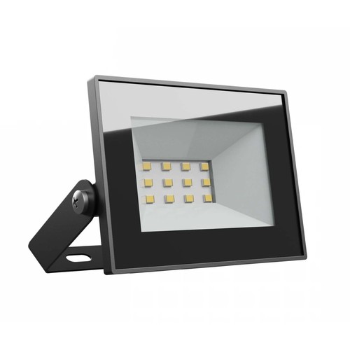 10W breedstraler - IP65, zwart, werklamp