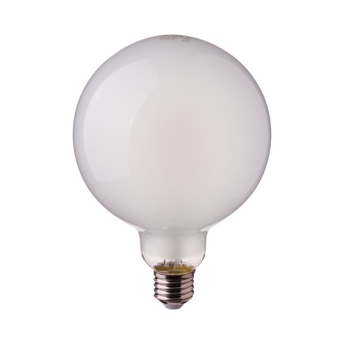 E27 7W G95 filament LED lamp - Mat glas, 840lm, 6400K, 300 graden, vervangt 60W