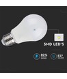 E27 9W 3-staps dimbare LED lamp - A60, 6400K, koud wit, on/off dimbaar