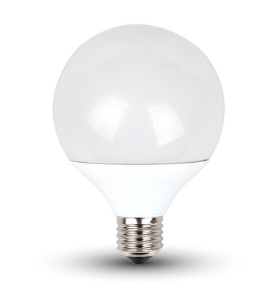 E27 10W LED lamp - G95, 810lm, 200°, vervangt 60W