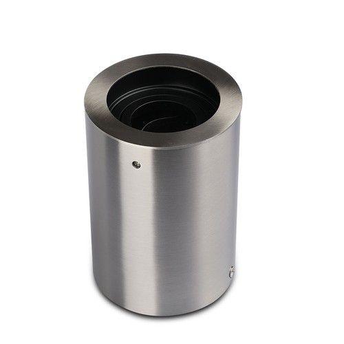 GU10 Wand/plafond spot - Satijn nikkel, rond, IP20 binnen, zonder lichtbron