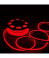 10m 8W/m Rode Neon Flex LED - 24V, IP65, 9x16,5mm