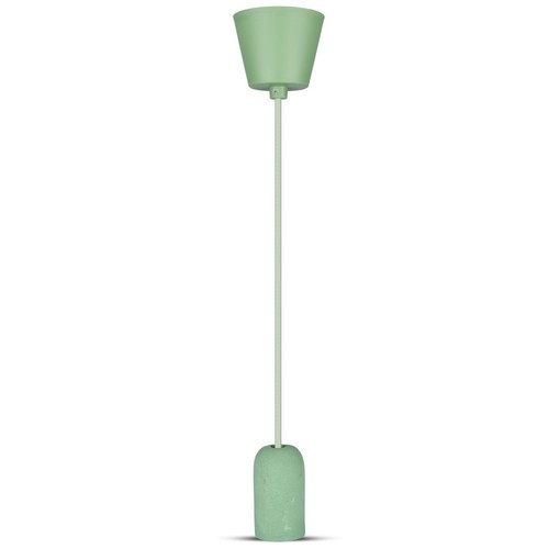 Groene betonnen hanglamp, E27 - Ø50cm, hoogte 95cm, zonder lichtbron, 5 jaar garantie