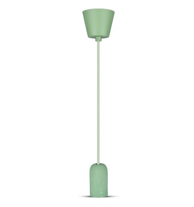 Groene betonnen hanglamp, E27 - Ø50cm, hoogte 95cm, zonder lichtbron, 5 jaar garantie