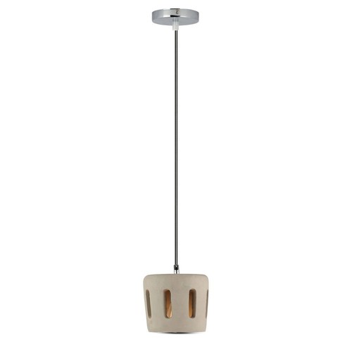 Ø18cm pendellamp van beton - E27 fitting, max 60W, 1m snoer, IP20 binnen