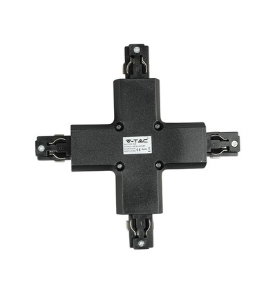 X-connector voor rails - Zwart