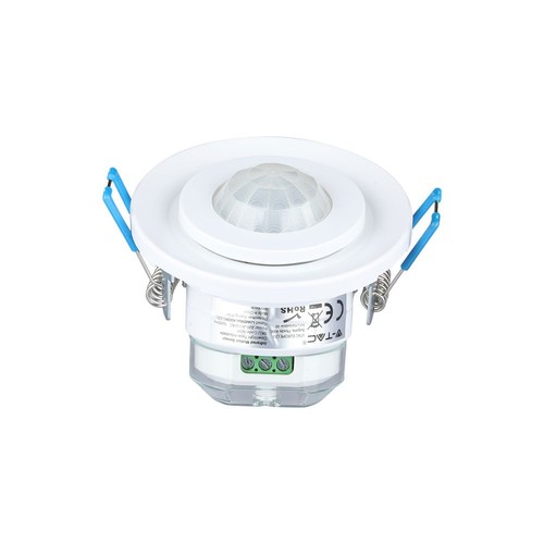 PIR plafondsensor met beweegbare kop, instelbaar - 360 graden, max 400W LED, wit