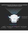 PIR plafondsensor met beweegbare kop, instelbaar - 360 graden, max 400W LED, wit