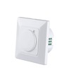 Magnetron bewegingssensor voor wandinbouw - max 300W LED, IP20, wit, instelbare tijd en lichtsterkte