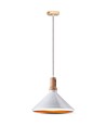 Boomtop IJzeren Hanglamp - Wit, E27