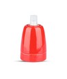 E27 porseleinen fitting, rood - Max 60W, Ø4,7cm, voor ophanging