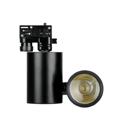 15W LED track spot, RA95 - 24 graden, Zwart, 5 jaar garantie